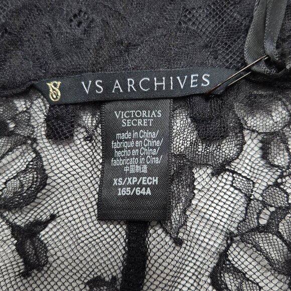 Victoria's Secret VS Archives Black Lace Pants NWT MSRP $129.95 Women's Size XS - Picture 7 of 12